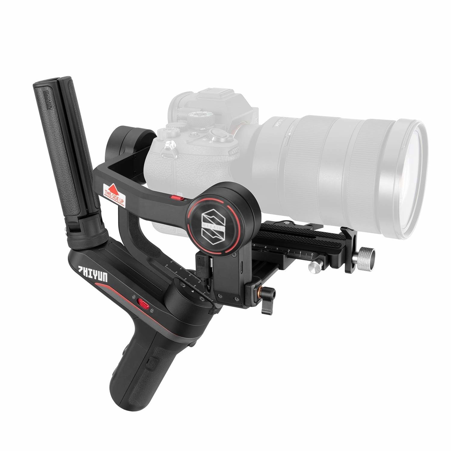 Zhiyun Weebill-S Stabilizzatore d'Immagine Pro Kit con Image Transmission, Treppiede, 3 Assi, Alluminio, Nero