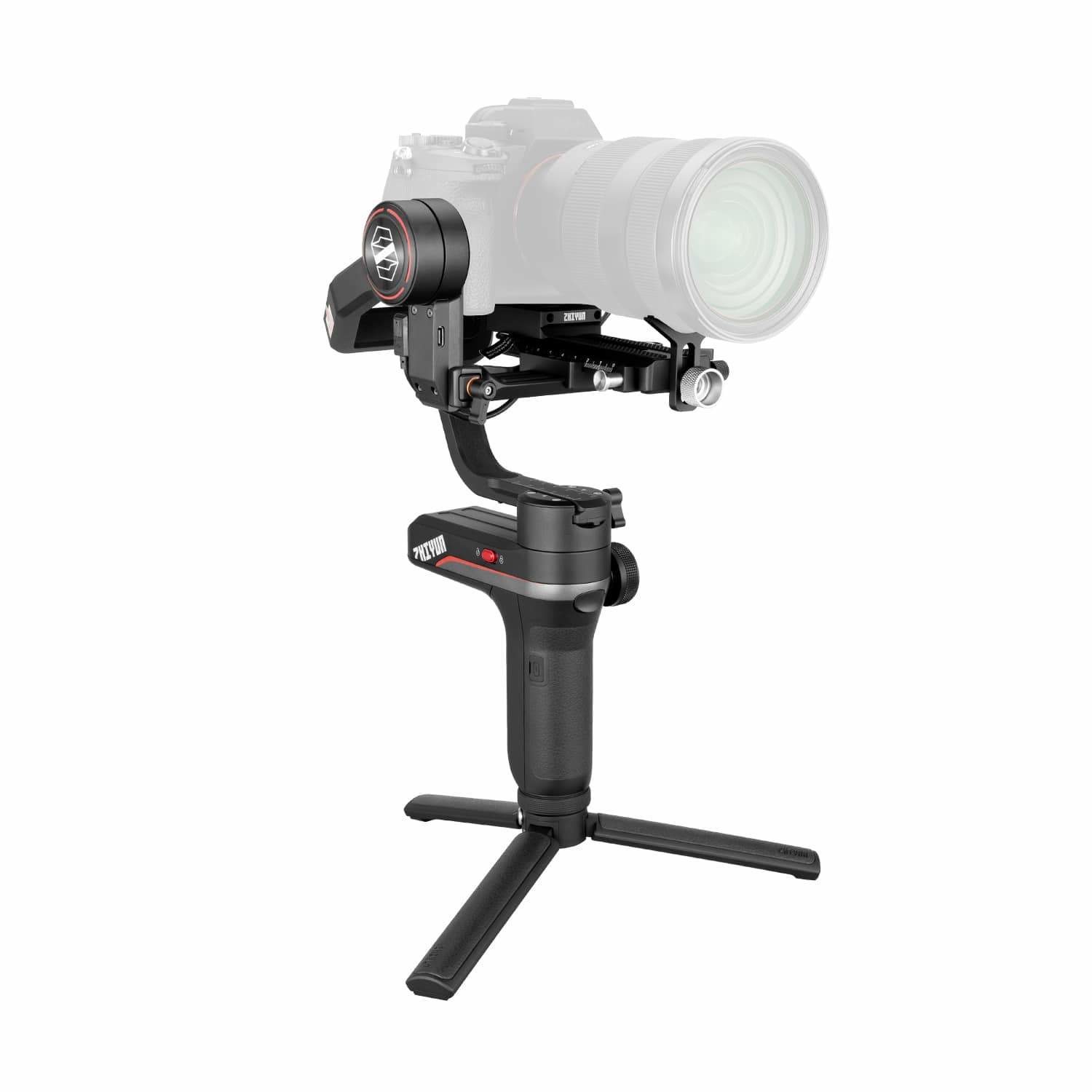 Zhiyun Weebill-S Stabilizzatore d'Immagine Pro Kit con Image Transmission, Treppiede, 3 Assi, Alluminio, Nero