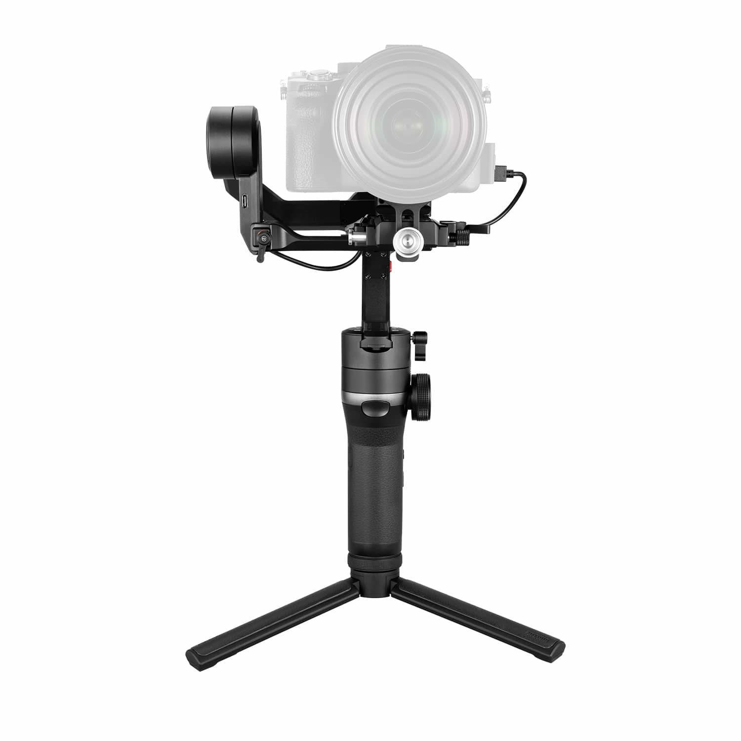 Zhiyun Weebill-S Stabilizzatore d'Immagine Pro Kit con Image Transmission, Treppiede, 3 Assi, Alluminio, Nero