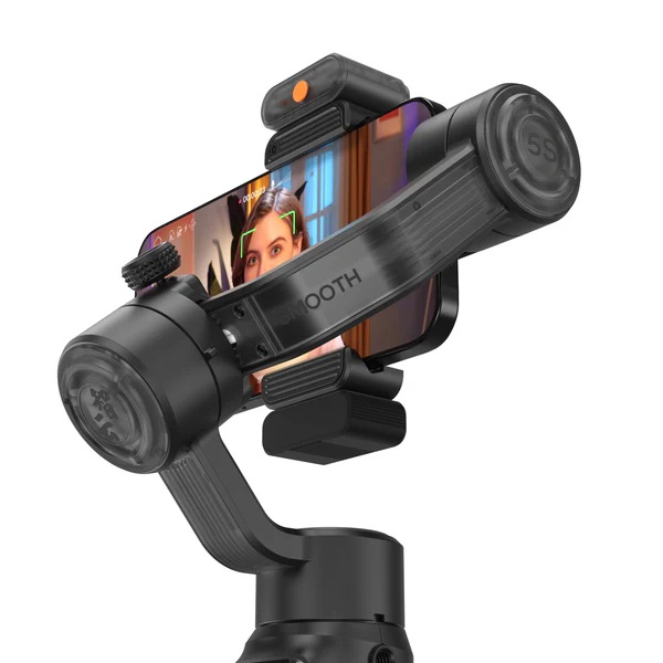 Zhiyun Smooth 5S AI - Gimbal Professionale per Smartphone a 3 Assi con Modalità Vortex per Riprese a 360°