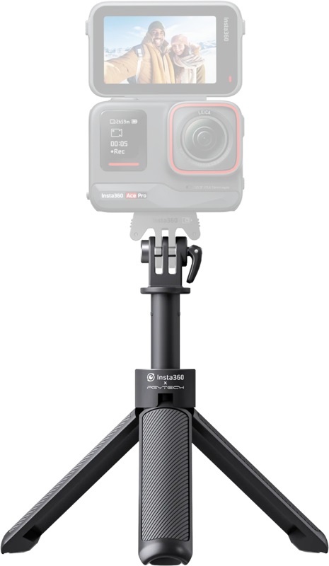 Insta360 Mini Treppiede 2 in 1 - Treppiede e Selfie Stick per X3, Link, ONE RS, ONE R, ONE X2, GO 2, ONE X - Nero