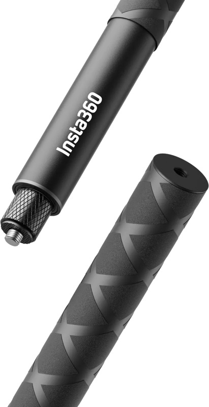Insta360 Invisible Selfie Stick 114 cm - Super Leggero, Estensione Ultraresistente, Compatibile con X4, X3, ONE R, ONE RS, GO2, ONE X2, ONE X
