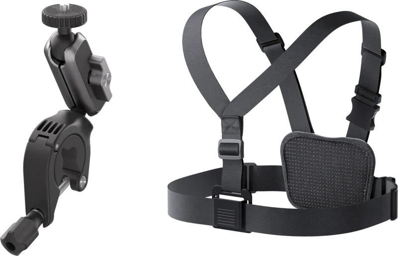 Insta360 X3 Bike Bundle - Supporto per Manubrio e Fascia Pettorale per Action Camera