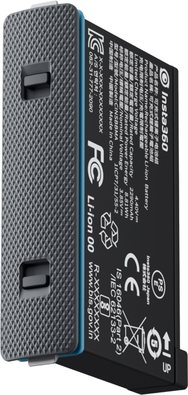 Insta360 Batteria X4 2290 mAh - Durata fino a 135 minuti, 27% in più di capacità, compatibile con Insta360 X4