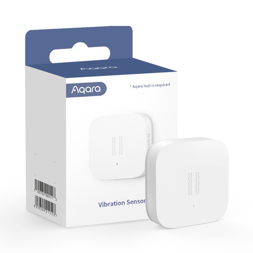 Aqara DJT11LM Sensore di Vibrazione Smart Zigbee con Notifiche Istantanee e Rilevamento Movimenti