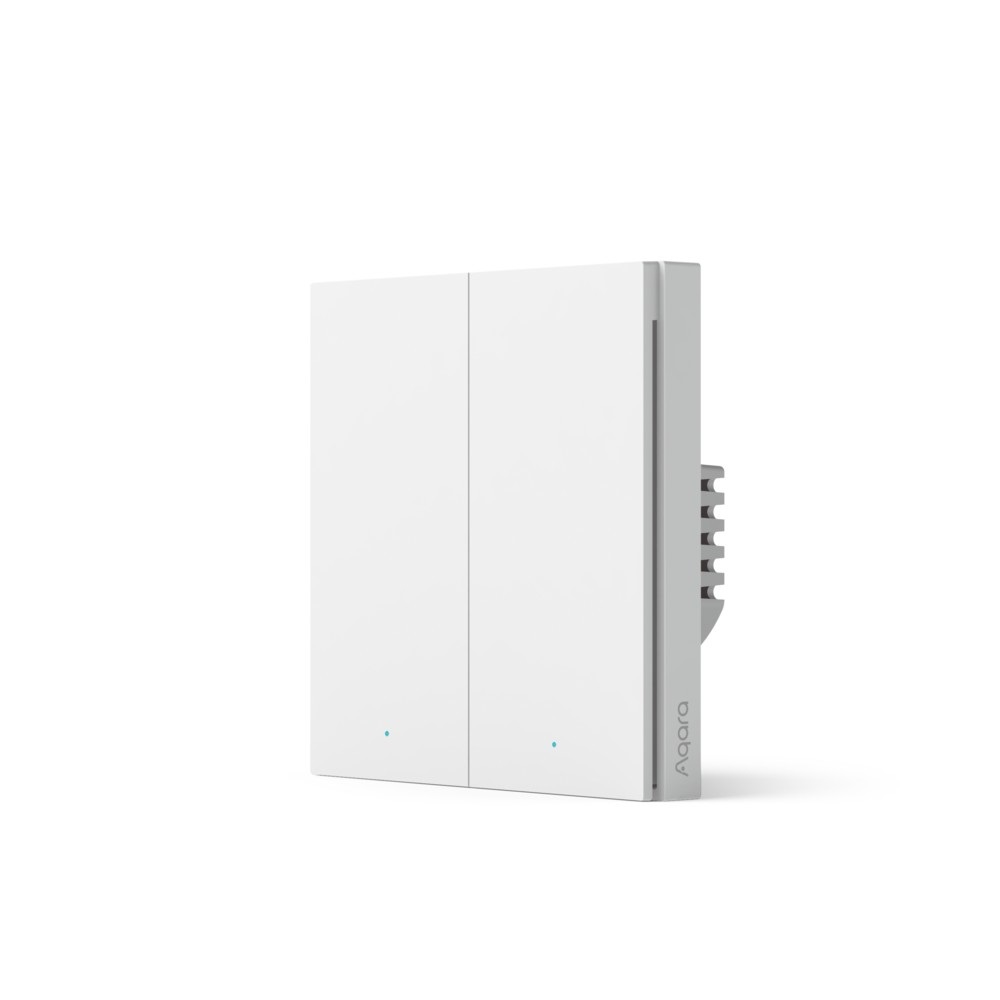 Aqara Smart Wall Switch H1 EU - Interruttore a parete intelligente in Policarbonato Bianco con supporto Zigbee 3.0