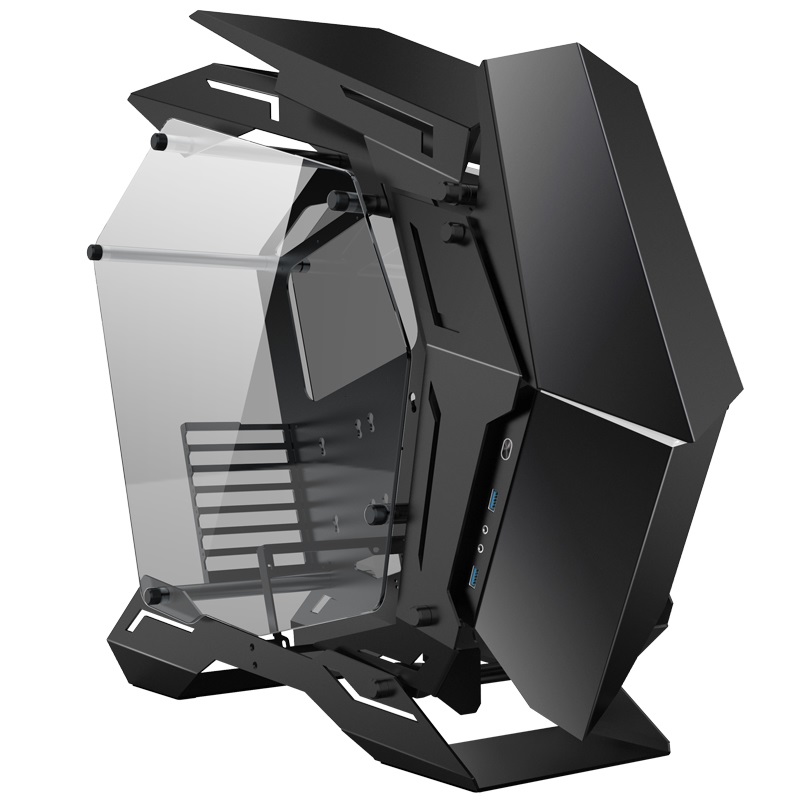 Jonsbo MOD3 Big Tower Case con Vetro Temperato Nero - Full Tower per PC con Supporto Ventole 120mm