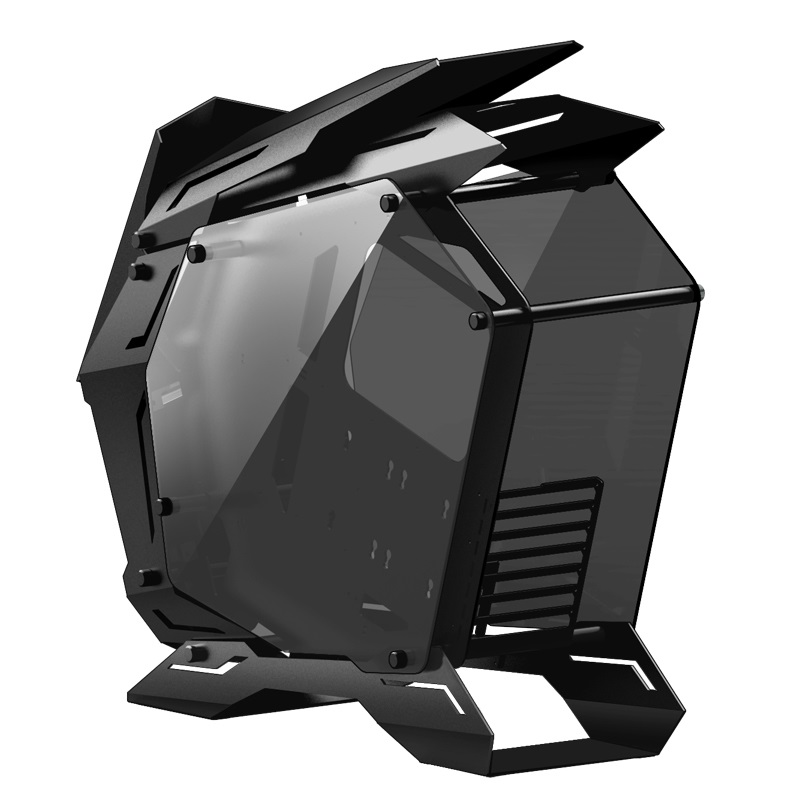Jonsbo MOD3 Big Tower Case con Vetro Temperato Nero - Full Tower per PC con Supporto Ventole 120mm