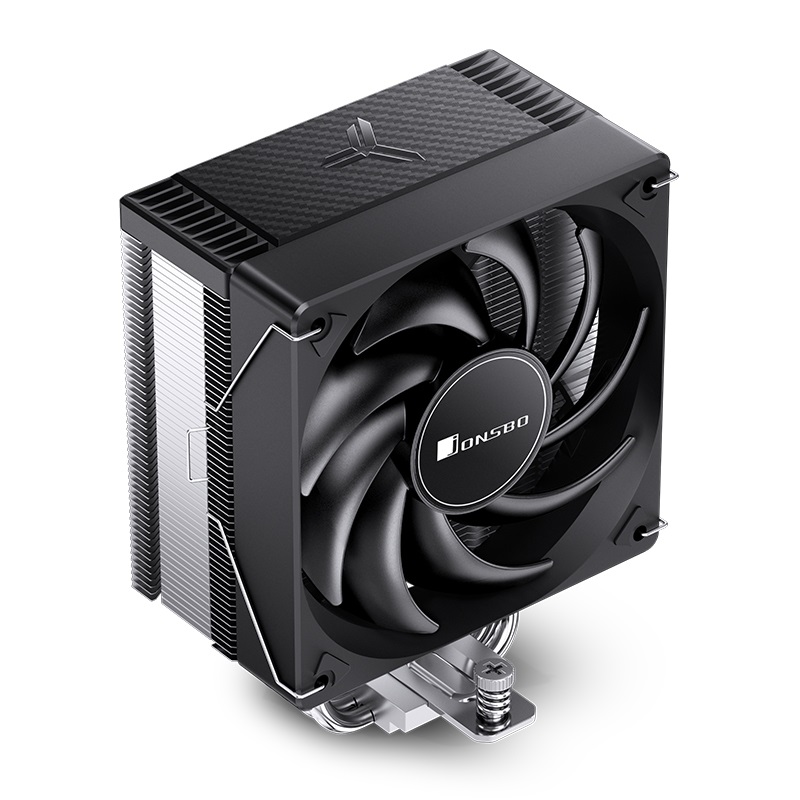 Jonsbo CR-1000 EVO Raffreddatore d'aria per CPU 12 cm Nero - Prestazioni elevate, 220W TDP, Ventole PWM