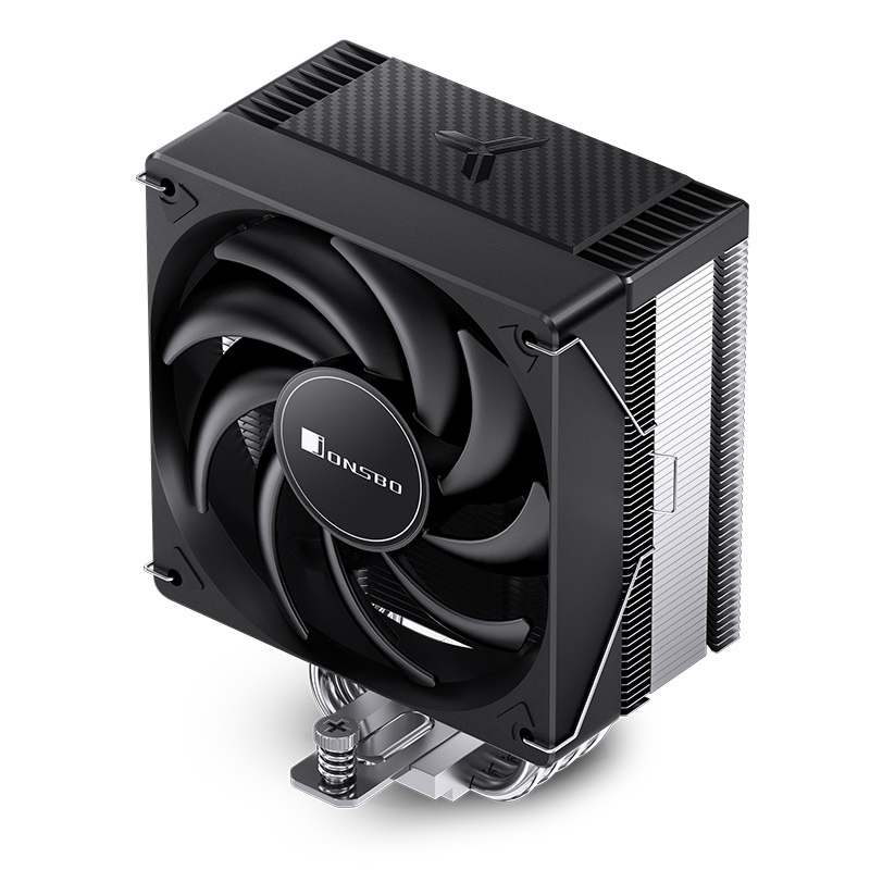 Jonsbo CR-1000 EVO Raffreddatore d'aria per CPU 12 cm Nero - Prestazioni elevate, 220W TDP, Ventole PWM