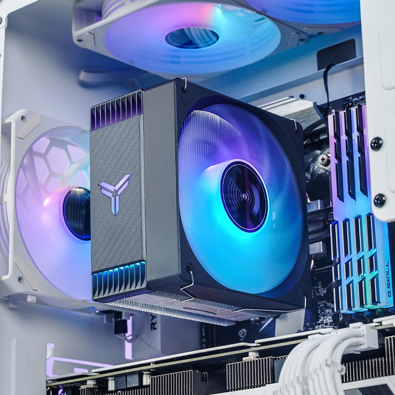 Jonsbo CR-1000 EVO Dissipatore CPU RGB Nero - Raffreddamento ad Aria 220W con Ventola PWM