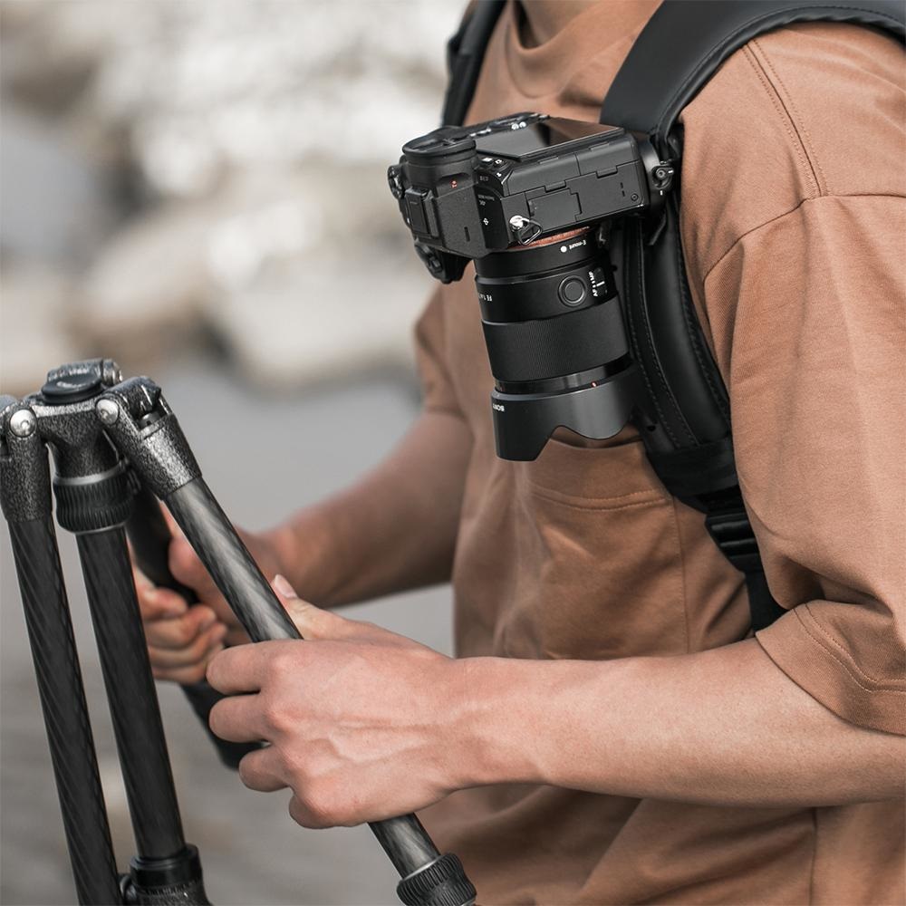 PGYTECH P-CG-040 Beetle Clip per fotocamera - Fissaggio sicuro a cintura con sistema di sgancio rapido per DSLR e action cam