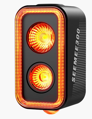 Magicshine Fanalino Posteriore a LED Rosso Seemee 300 - 300 Lumens, Impermeabile IPX6, Batteria 1600 mAh