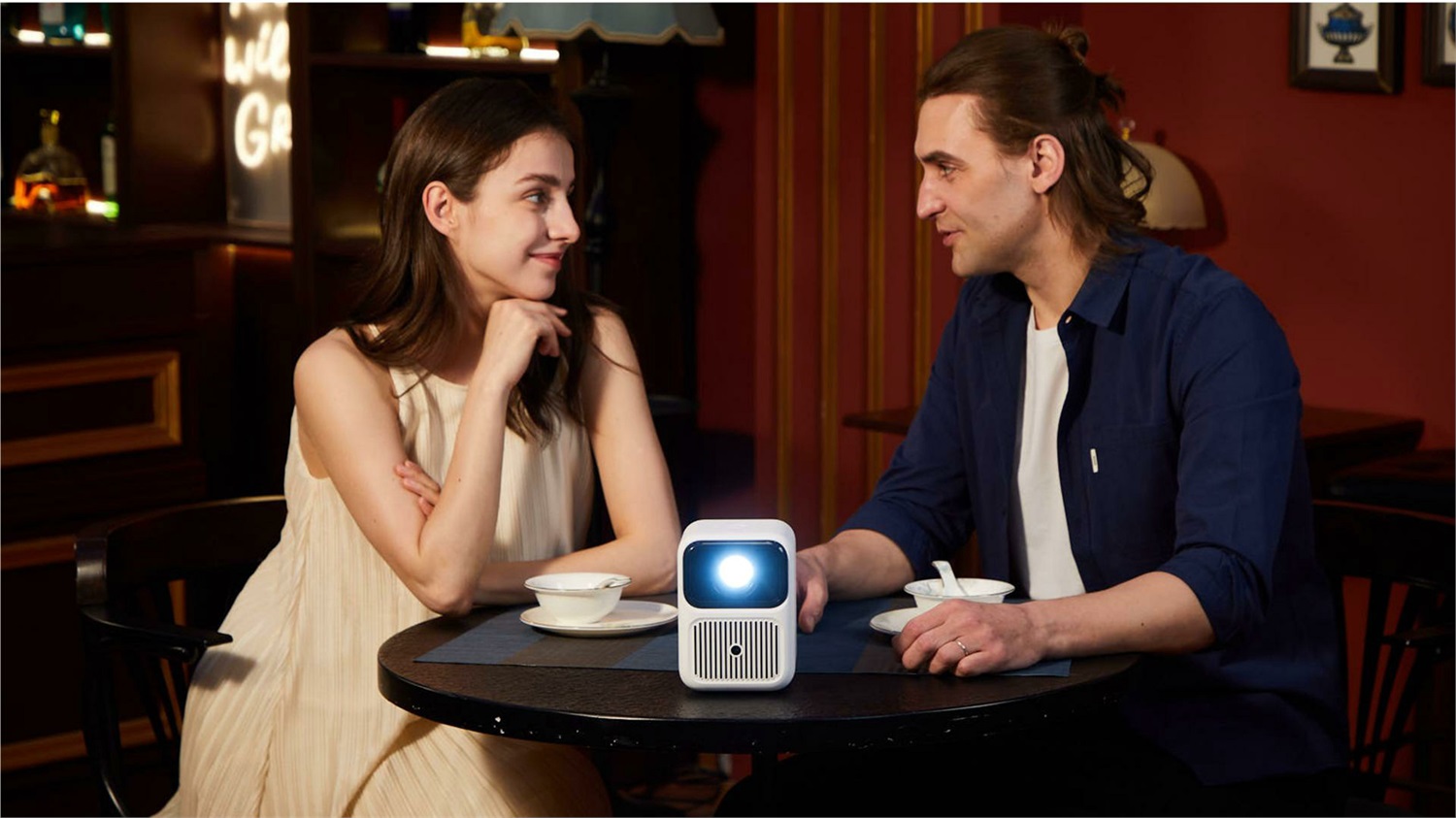 Xiaomi Wanbo Dali 1 Proiettore 350 ANSI Lumen, Risoluzione 720p, Android 9.0, Auto Focus, WiFi 6