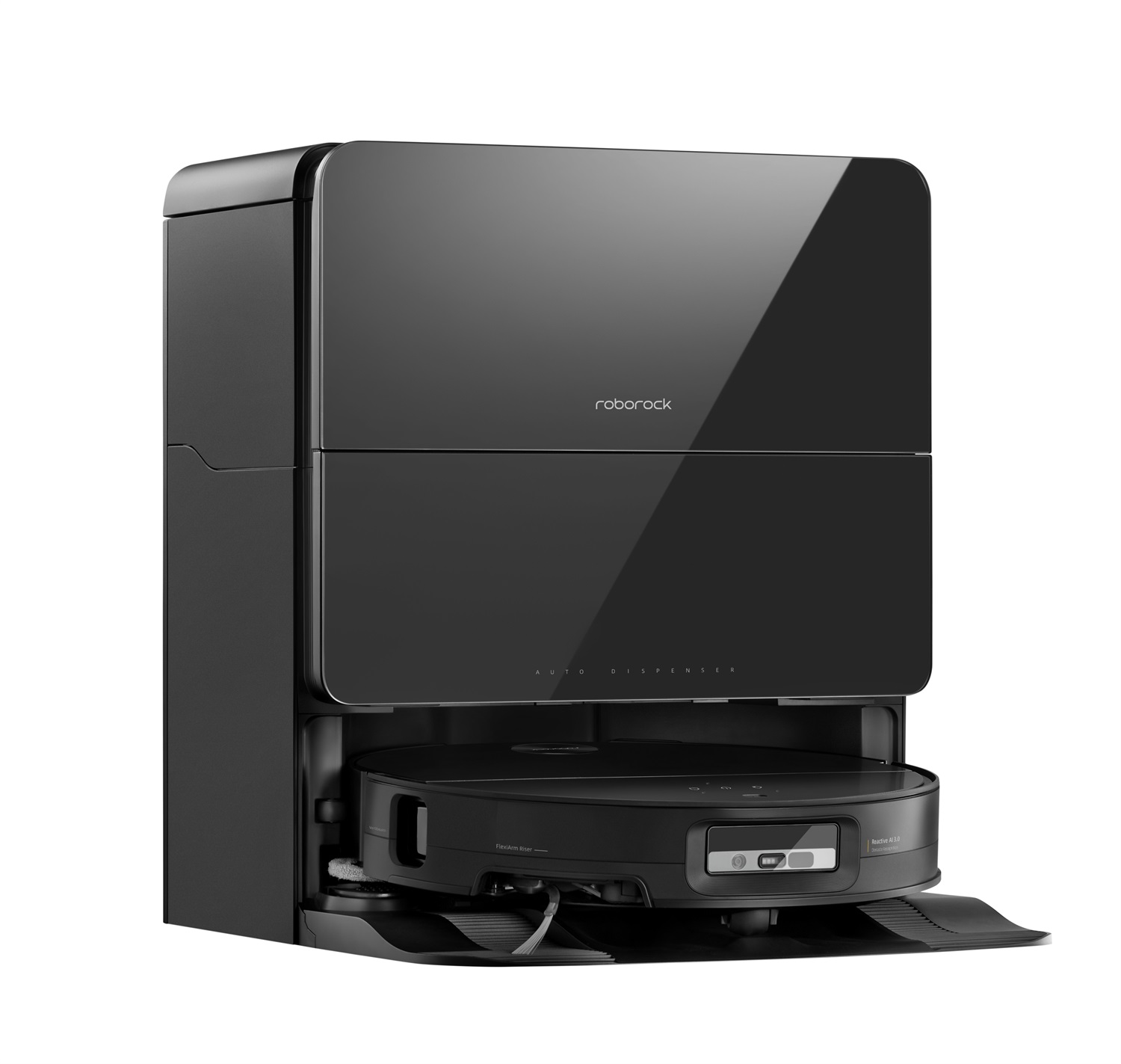 Roborock Saros 10 Robot Aspirapolvere e Lavapavimenti Nero Senza Sacchetto 0,27 L con Tecnologia LiDAR