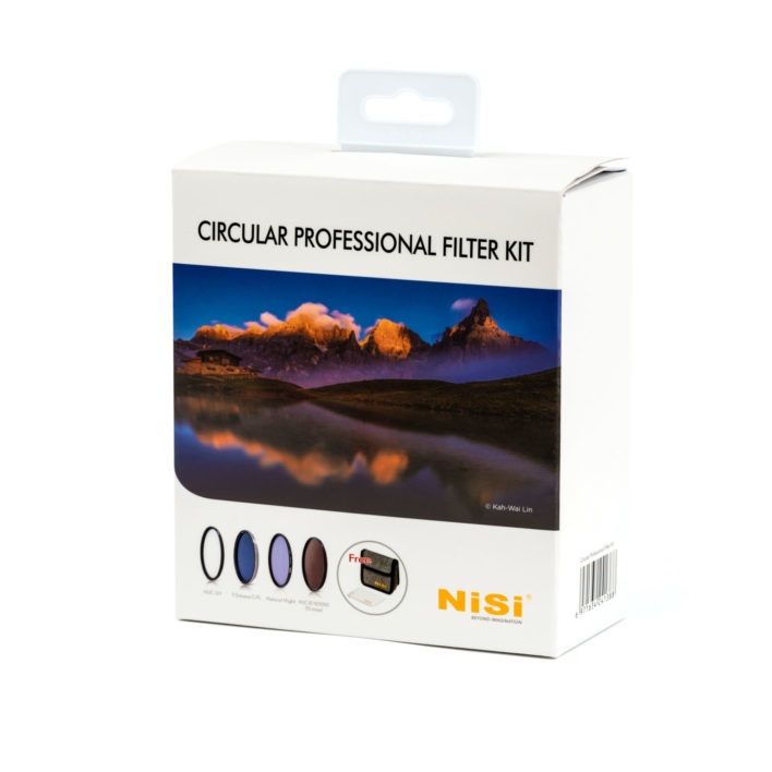 NiSi Kit di Filtri Circolari Professionali 82 mm - Set Completo con 4 Filtri, Custodia e Panno