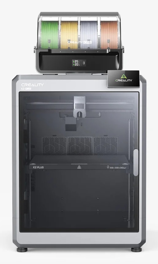 Creality K2 Plus Combo Stampante 3D FDM 350x350x350mm con Stampa Multicolore, CFS, Estrusore Apus e Rilevamento Inclinazione