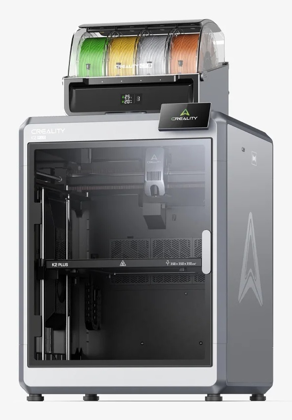 Creality K2 Plus Combo Stampante 3D FDM 350x350x350mm con Stampa Multicolore, CFS, Estrusore Apus e Rilevamento Inclinazione