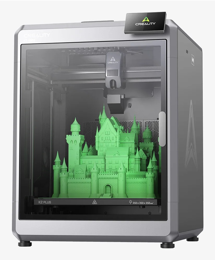Creality K2 Plus Combo Stampante 3D FDM 350x350x350mm con Stampa Multicolore, CFS, Estrusore Apus e Rilevamento Inclinazione