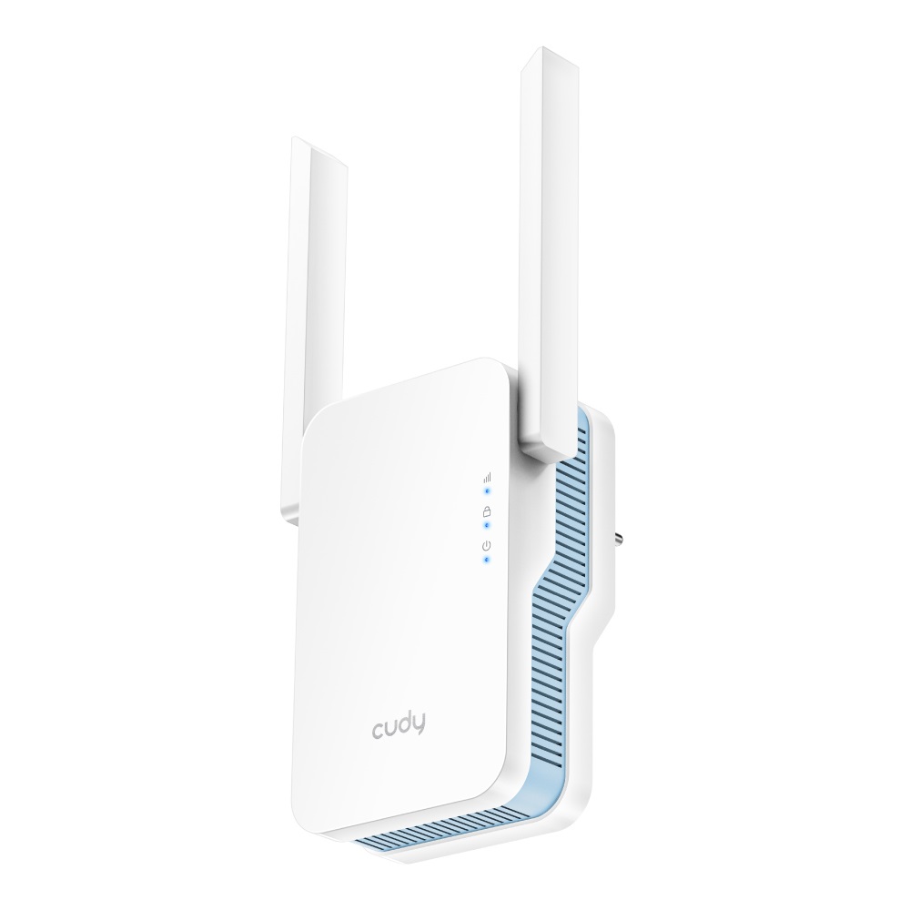 Cudy RE1200 Estensore WiFi Dual Band AC1200 - 300 Mbps su 2,4 GHz e 867 Mbps su 5 GHz, Copertura fino a 1500 piedi quadrati, Collega fino a 30 dispositivi, Modalità AP e WPS