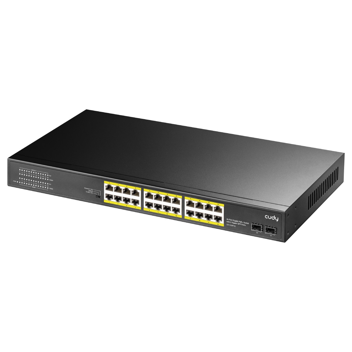 Cudy GS1028PS2 Switch Gigabit Ethernet 24 Porte PoE con 2 Porte SFP - 300W