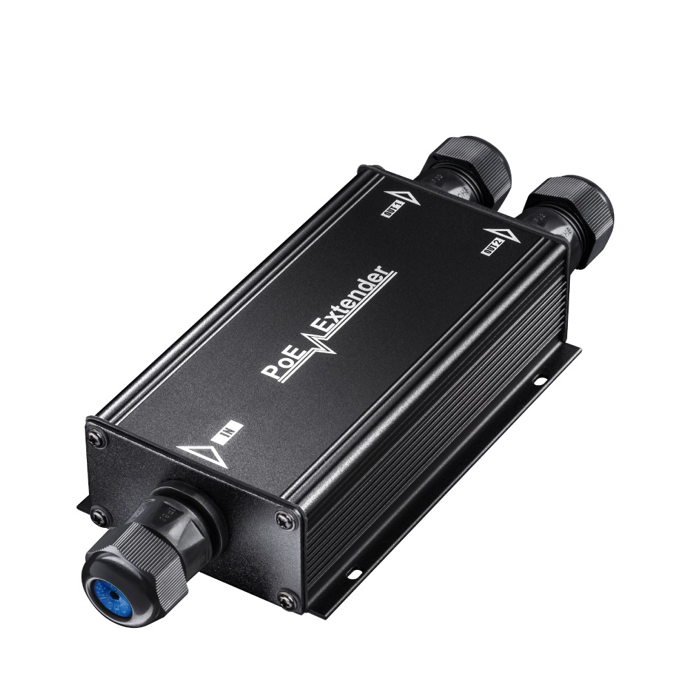 Cudy Estensore PoE Gigabit da Esterno IP67 a 2 Canali - Ripetitore/Amplificatore 10/100/1000 Mbps
