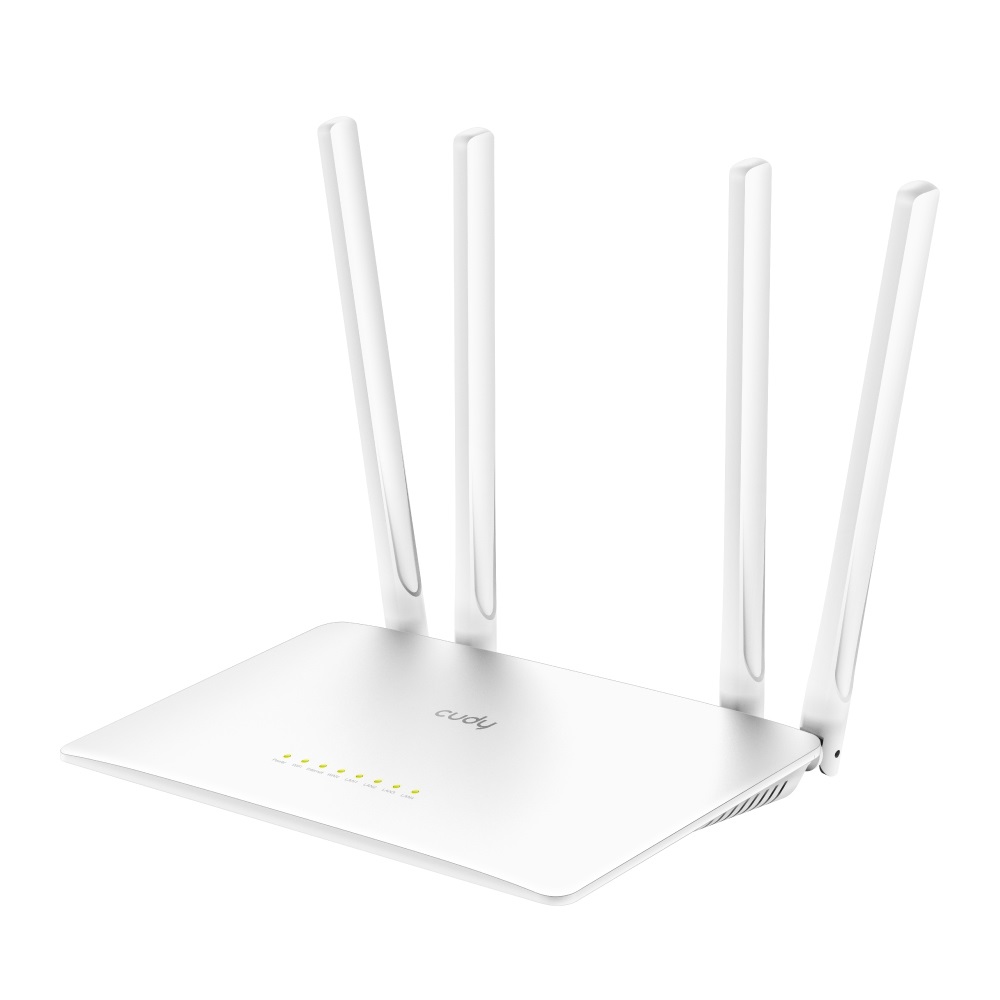 Cudy WR1200 Router Wireless Dual-Band AC1200 Bianco - Velocità fino a 1,2 Gbps, Wi-Fi 5 (802.11ac), Supporto DMZ