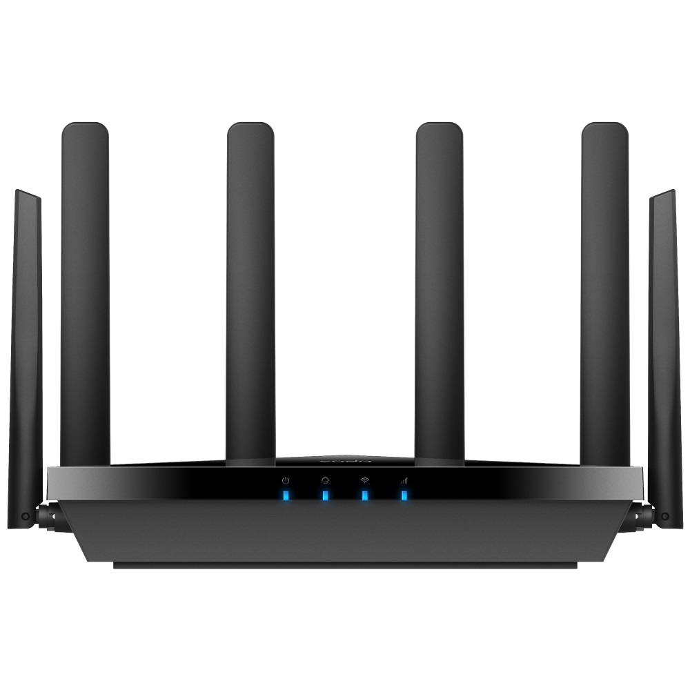 Cudy P5 Router Wireless Gigabit Ethernet Dual-band (2.4 GHz/5 GHz) 5G Nero - Wi-Fi 6, Doppio Slot Nano SIM, 4 Porte Gigabit