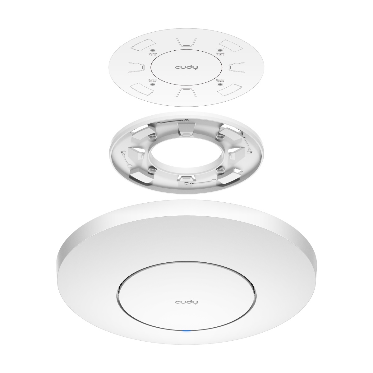 Cudy BE11000 Tri-Band Wi-Fi 7 Access Point - 5760 Mbps, 1 porta SFP 10 GB, PoE-in 2.5G, Controllo APP