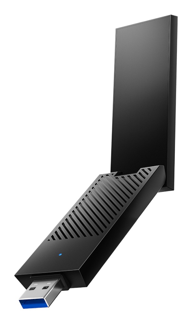 Cudy AXE5400 WU5400 - Adattatore Wi-Fi 6E Tri-Band USB 3.0 per PC con Antenne ad Alto Guadagno