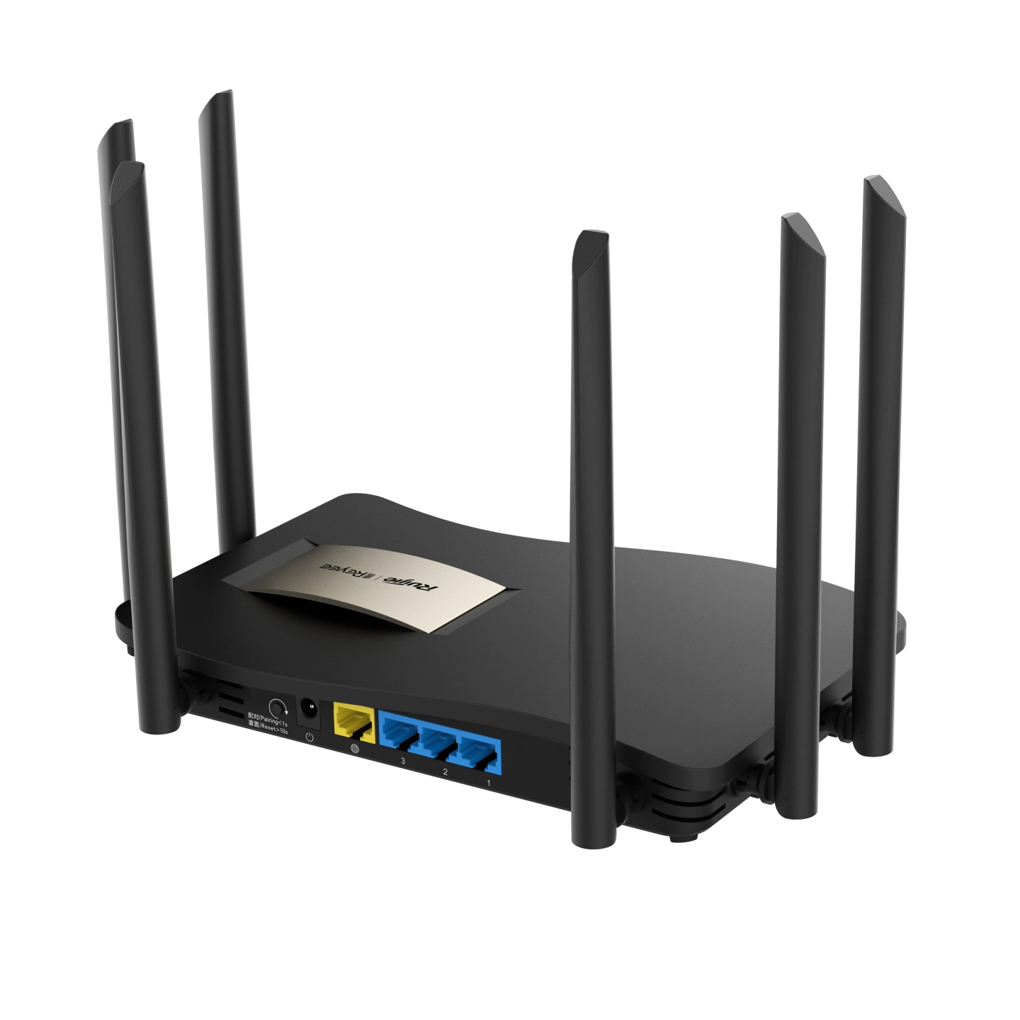Ruijie Networks RG-EW1200G PRO router wireless Gigabit Ethernet Dual-band (2.4 GHz/5 GHz) Nero
