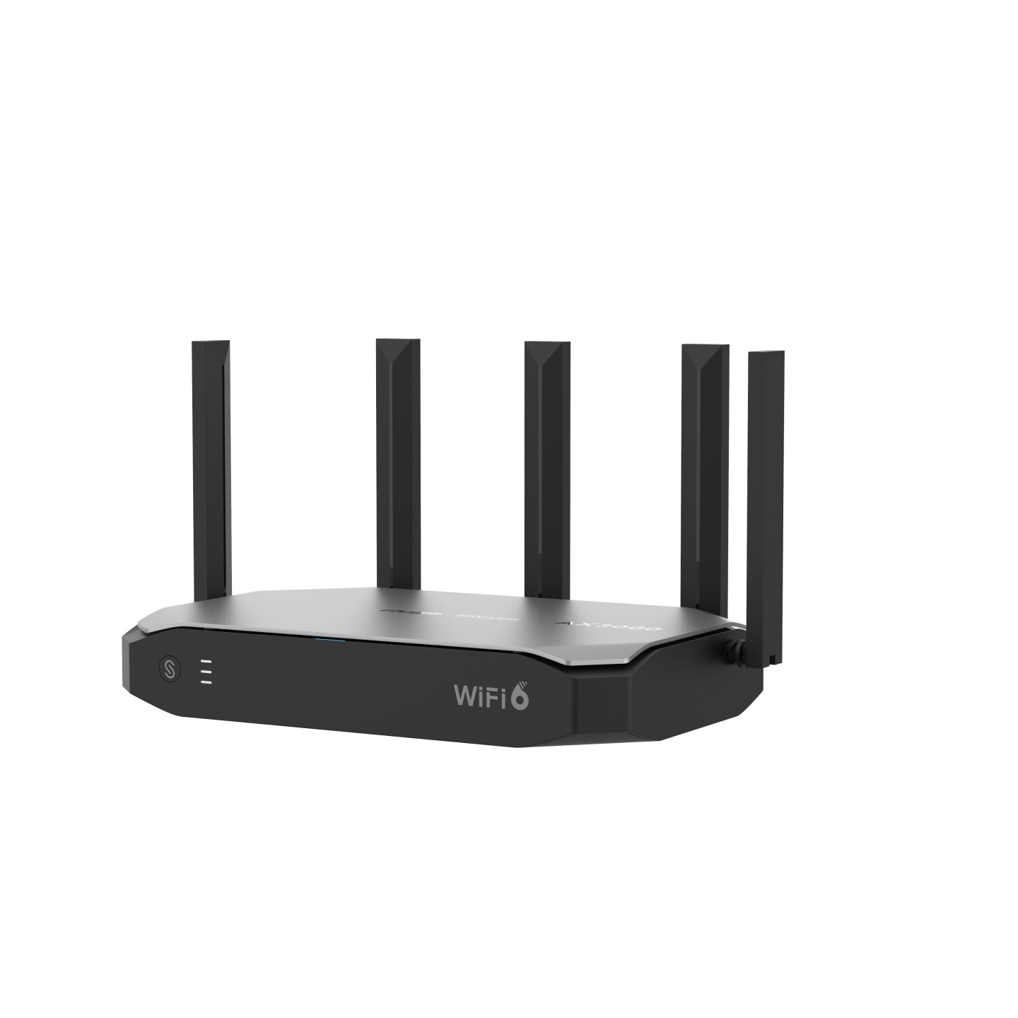Ruijie Networks RG-EG105GW-X Router Wireless Gigabit Ethernet Dual-band (2.4 GHz/5 GHz) con supporto Wi-Fi 6, 5 Porte GE, Fino a 2976Mbps, Colore Nero e Grigio