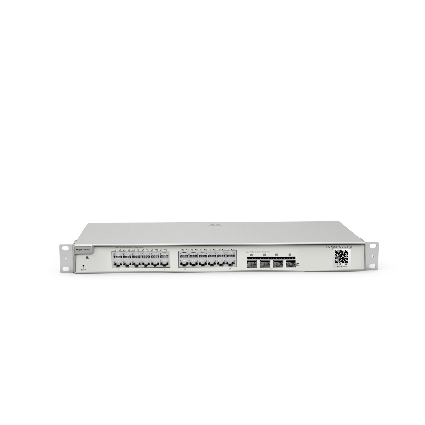 Ruijie Networks RG-NBS5100-24GT4SFP-P Switch di Rete Gestito L3 Gigabit Ethernet 24 Porte Nero