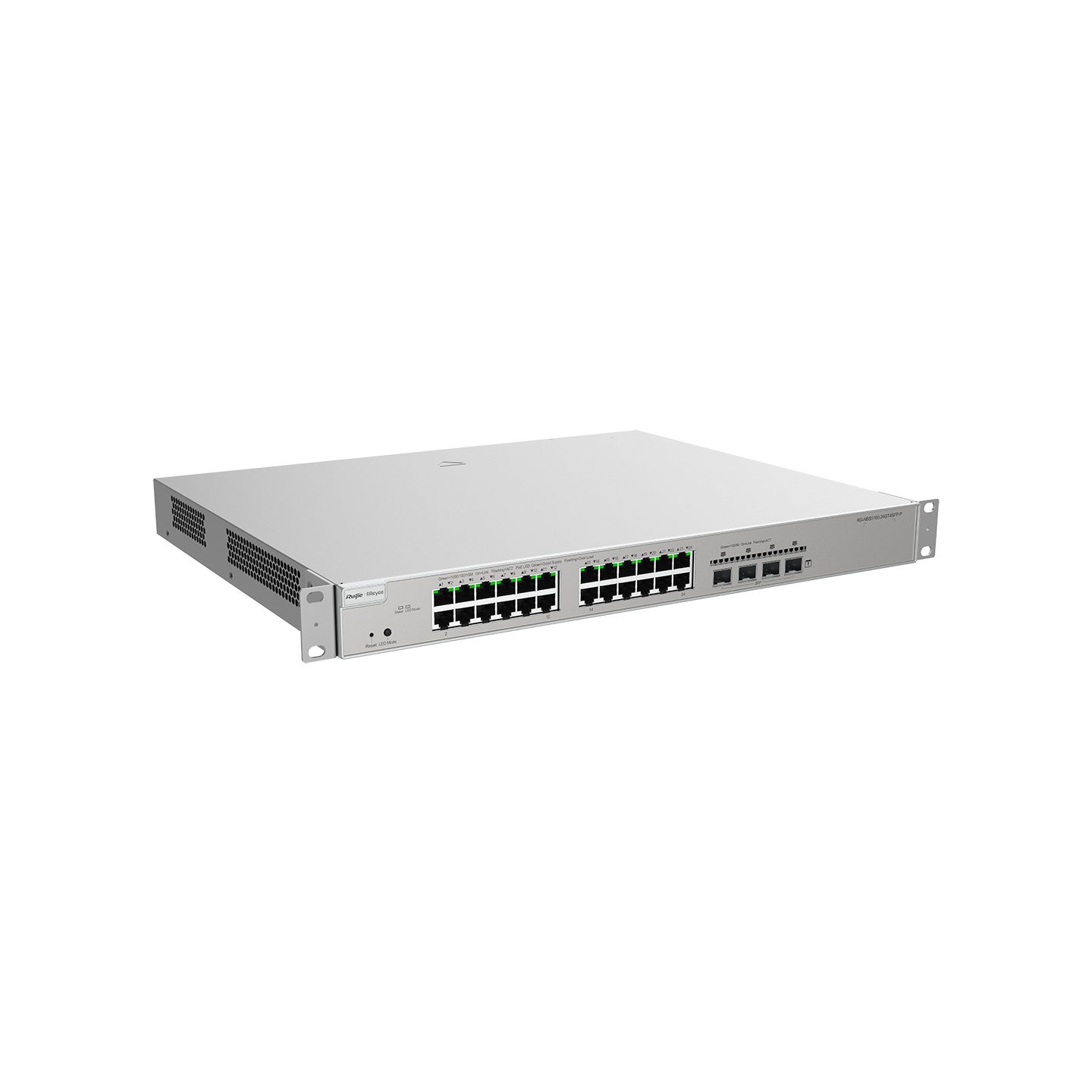 Ruijie Networks RG-NBS5200-24GT4XS-P Switch di Rete Gestito L3 Gigabit Ethernet (10/100/1000) con Supporto Power over Ethernet (PoE) - Grigio