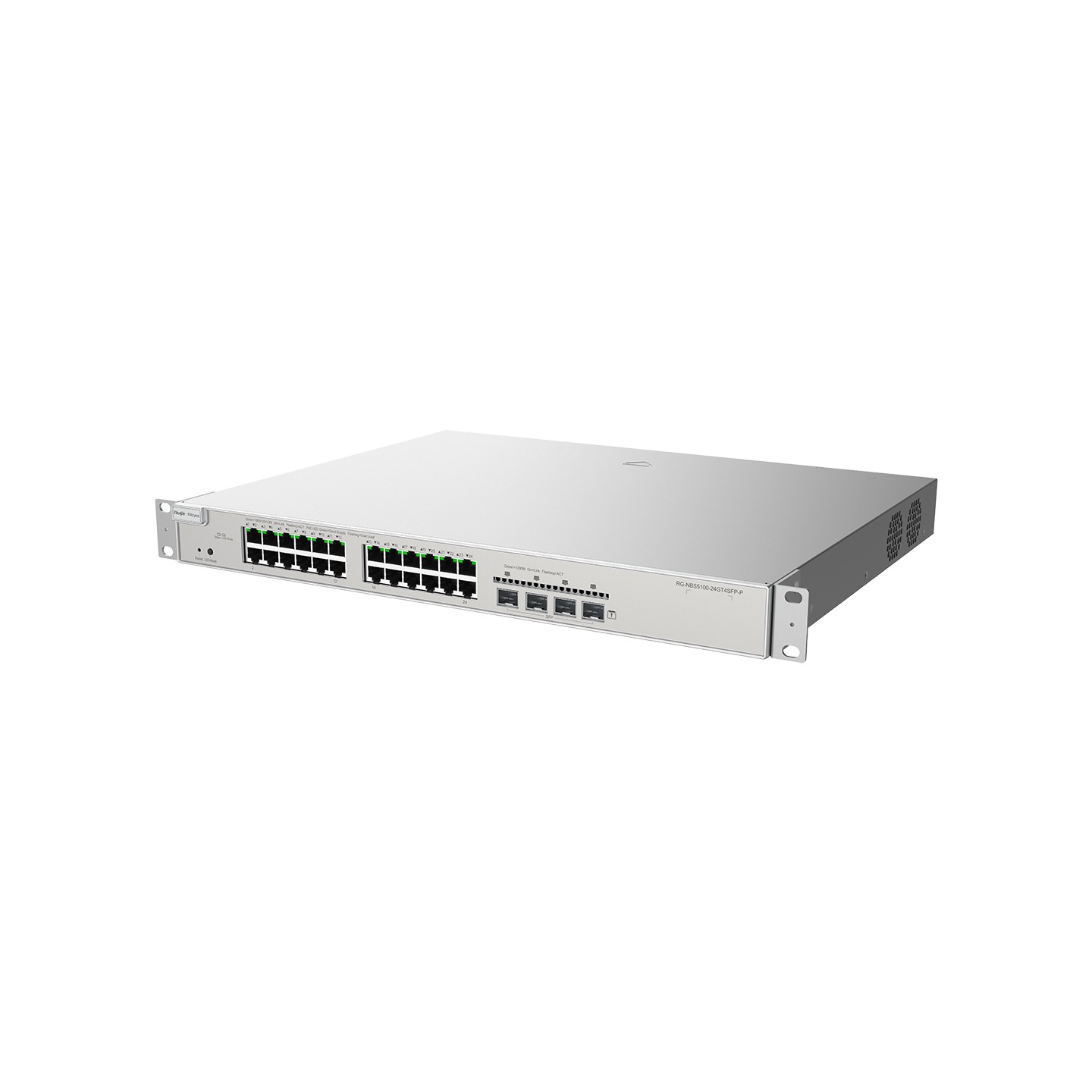 Ruijie Networks RG-NBS5200-24GT4XS-P Switch di Rete Gestito L3 Gigabit Ethernet (10/100/1000) con Supporto Power over Ethernet (PoE) - Grigio