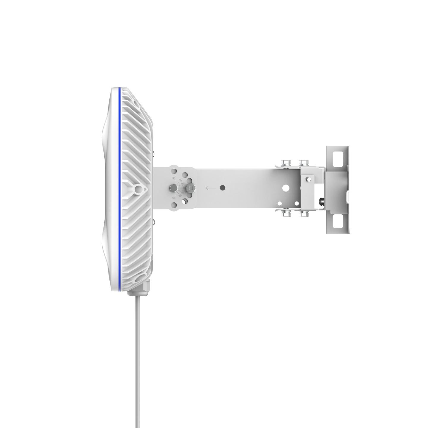 Ruijie Networks AX6000 Wi-Fi 6 Dual-Band Gigabit Outdoor Access Point IP68 con Antenne Direzionali Integrate, Fino a 6000 Mbit/s, Supporto PoE
