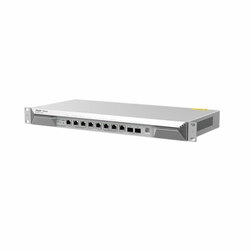 Ruijie Networks RG-EG1510XS - Router cablato Rack-mountable con 10 porte, 2.5G WAN, 1G LAN, supporto fino a 1500 connessioni e 4 Gbps di throughput