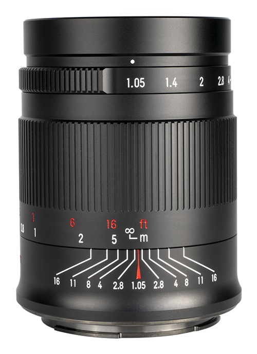 7Artisans 50mm F1.05 Obiettivo Primario Manuale per Sony E - Full Frame e APS-C, Peso 606g, Garanzia 5 Anni