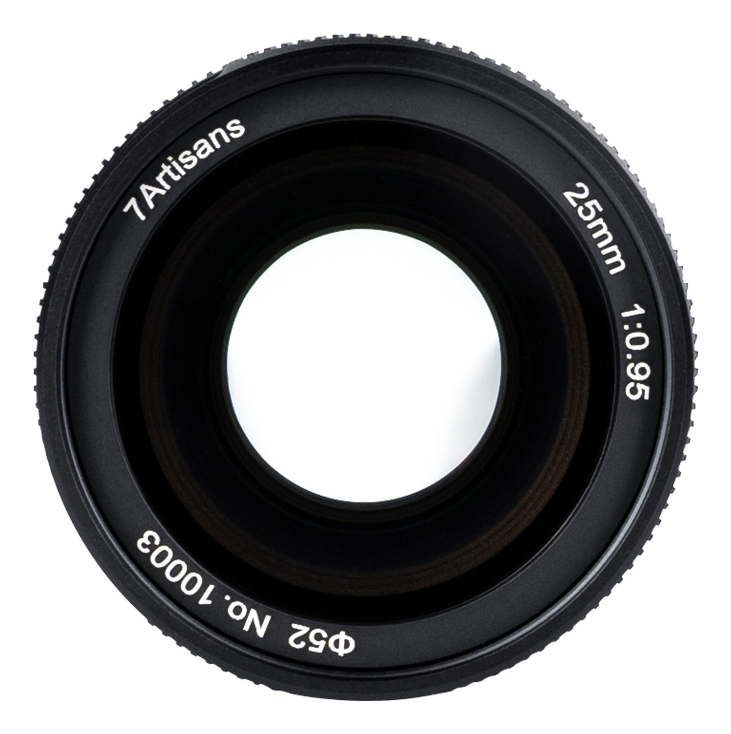7Artisans Obiettivo 25mm f/0.95 per Sony E-Mount - APS-C, Nero, con copriobiettivi e garanzia di 1 anno