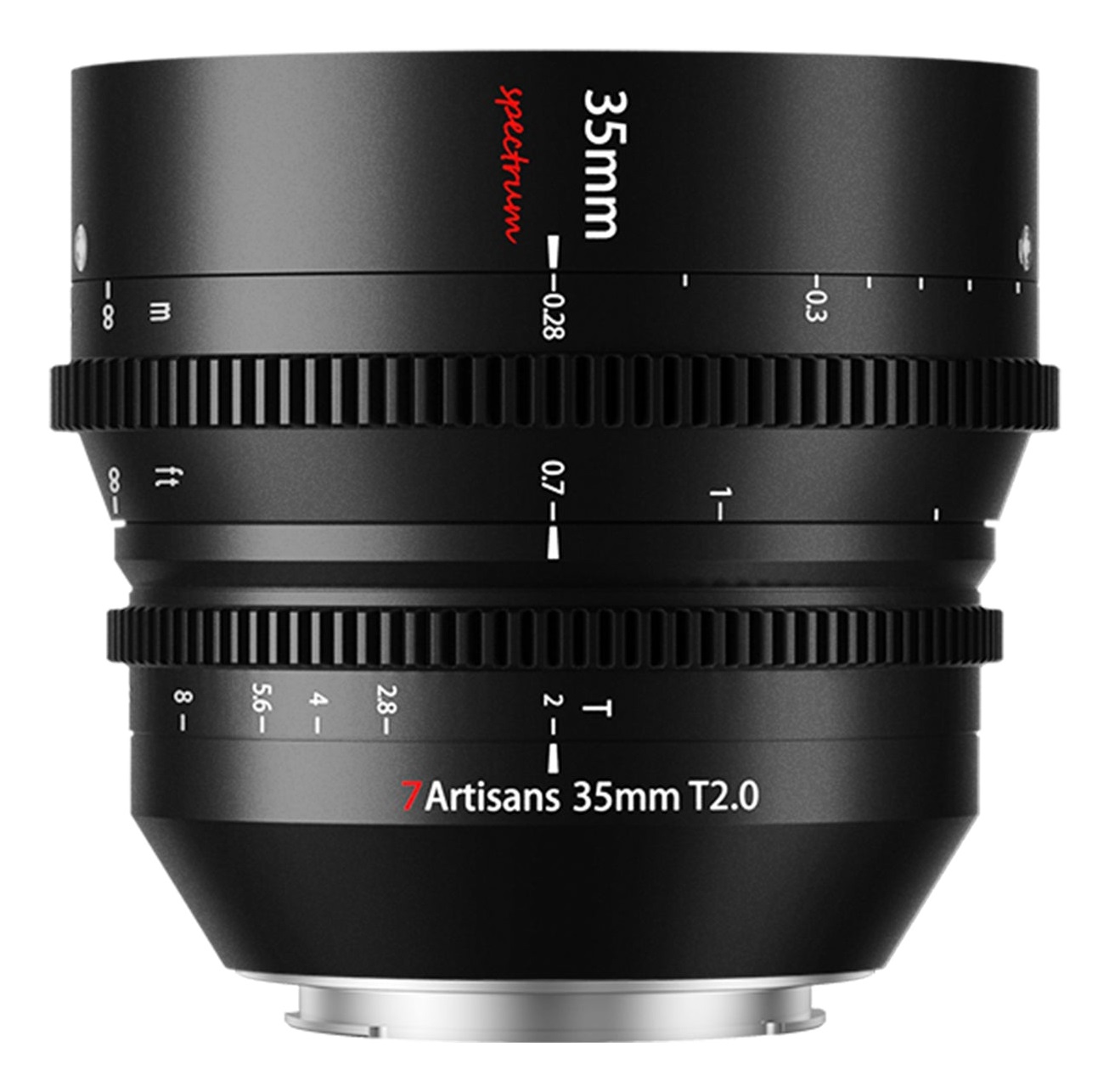 7Artisans Obiettivo Cine 35mm T2.0 per Sony E-Mount - Full Frame, Apertura Massima T2.0, Ottimizzato per Scarsa Illuminazione