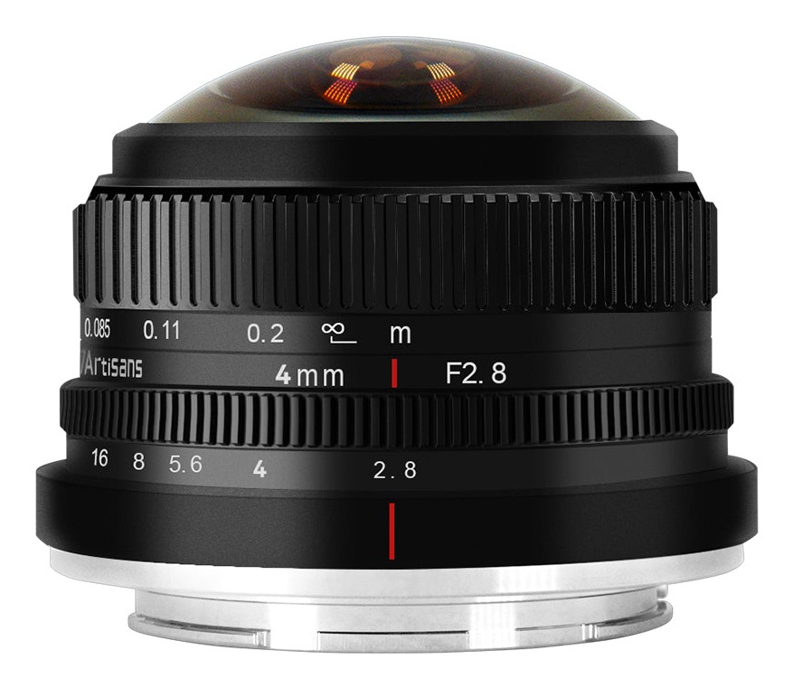 7artisans Obiettivo Mirrorless 4mm F2.8 Fish-Eye per Sony E-Mount