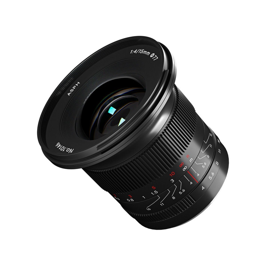 7Artisans 15mm f/4.0 Asph - Obiettivo Grandangolare Manuale Full Frame per Sony E-Mount
