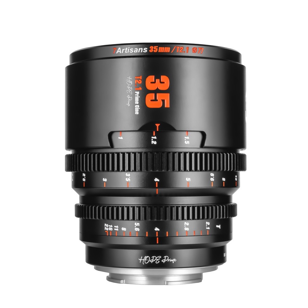 7artisans Obiettivo Cinematografico HOPE 35mm T2.1 per Sony E-mount - Nero con Garanzia di 5 Anni