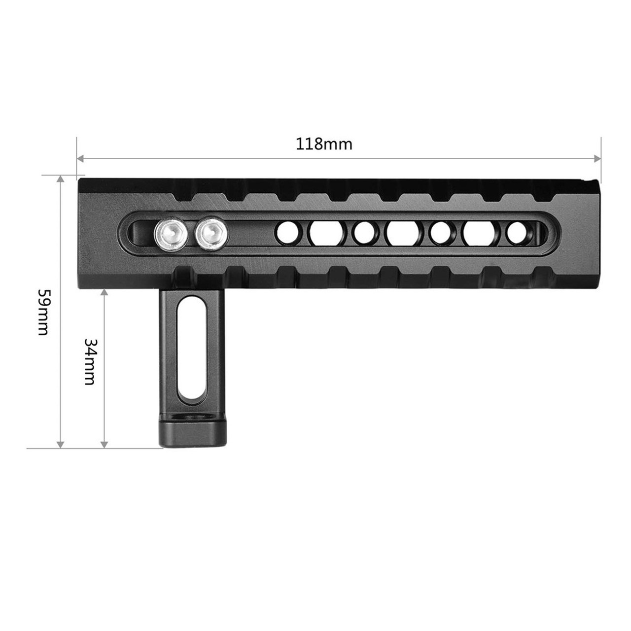 SmallRig 1984 Impugnatura Universale Stabilizzatrice per Fotocamere e Videocamere - Maniglia per Riprese in Movimento