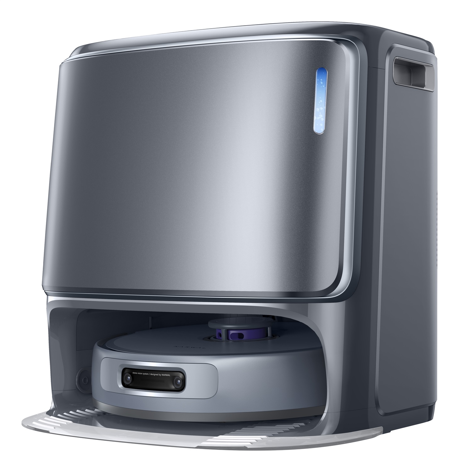 NARWAL Freo Z10 Ultra Aspirapolvere Robot Senza Sacchetto Grigio - 65 W, VisionAI Pro, 18000 Pa, Wi-Fi, Rotondo