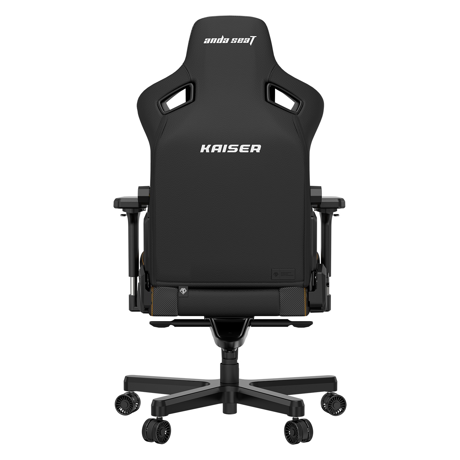 Anda Seat Kaiser 3 Large Sedia Gaming Ergonomica in Similpelle con Supporto Lombare Rimovibile, Braccioli Regolabili 4D e Reclinabile, Nero
