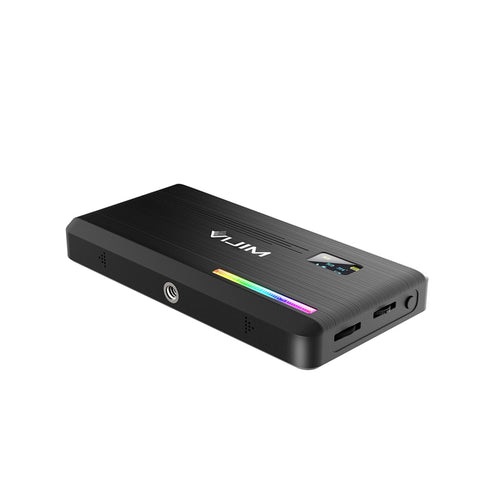 Ulanzi VIJIM VL196 - Lampada LED RGB Multicolore per Fotocamera e Smartphone con Temperatura Colore Regolabile e Batteria da 3000 mAh