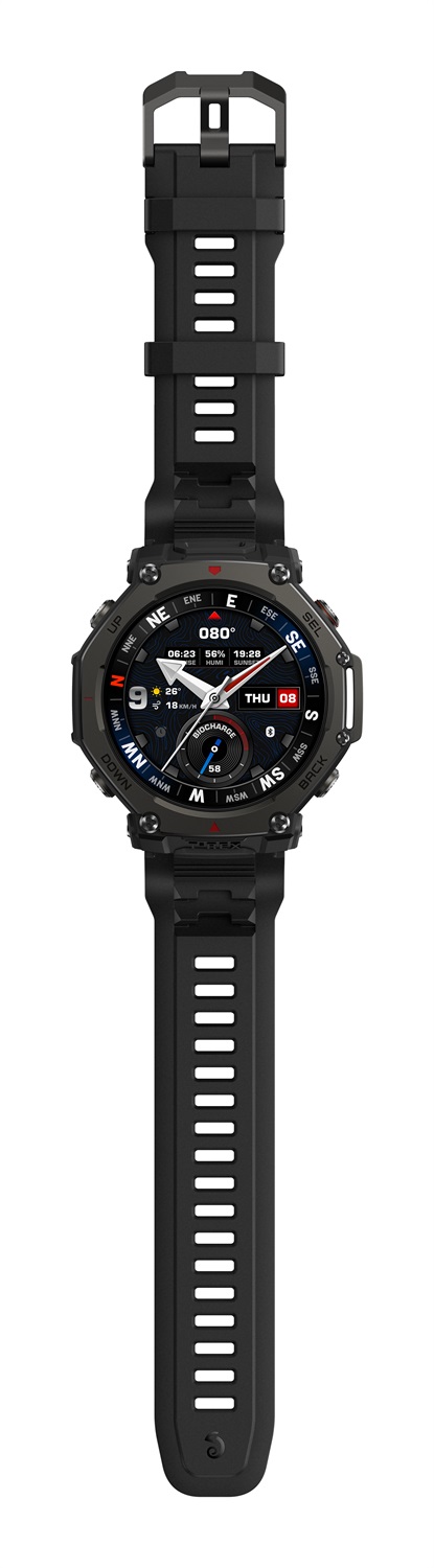 Amazfit T-Rex 3 Pro Smartwatch Outdoor 48mm AMOLED Nero GPS Dual Band Impermeabile 10 ATM