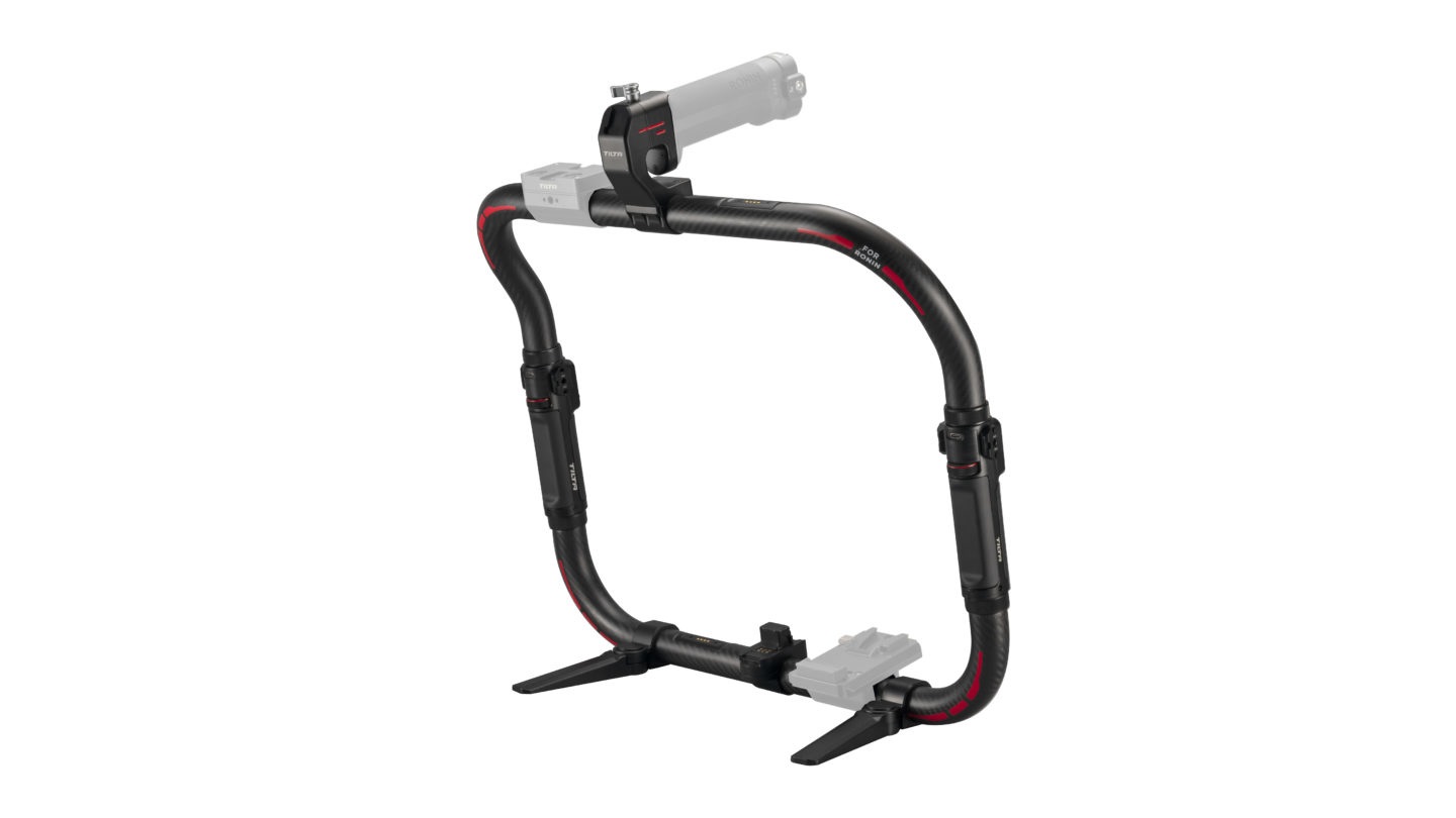 Tilta Advanced Ring Grip - Impugnatura per Gimbal DJI RS2/RS3 Pro/RS4/RS4 Pro con Controllo Remoto Obiettivo Wireless a Doppio Canale - Nero