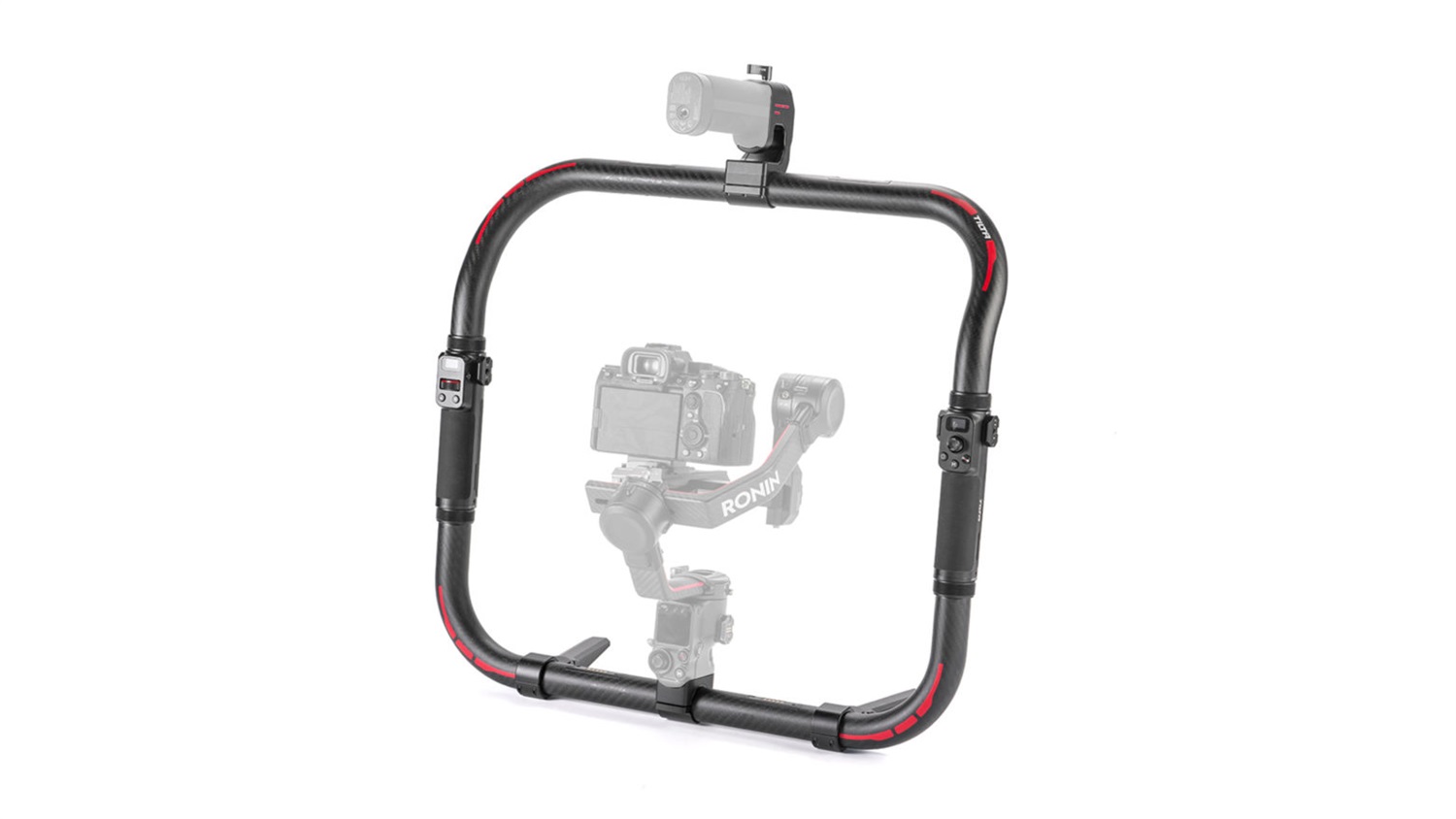 Tilta Advanced Ring Grip - Impugnatura per Gimbal DJI RS2/RS3 Pro/RS4/RS4 Pro con Controllo Remoto Obiettivo Wireless a Doppio Canale - Nero